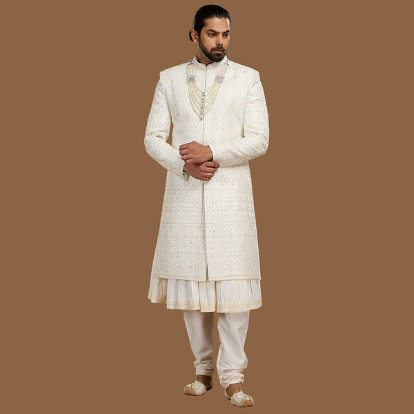 Ethereal Elegance Anarkali Sherwani  for Men