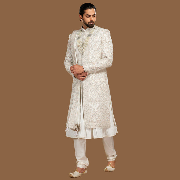 Regal Elegance Sherwani Ensemble for Men