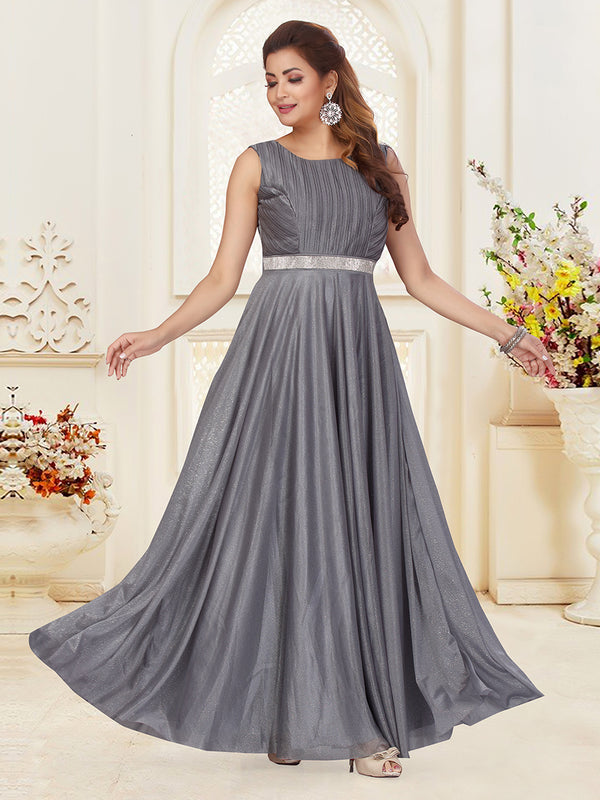 Gorgeous Grey Gown for Women