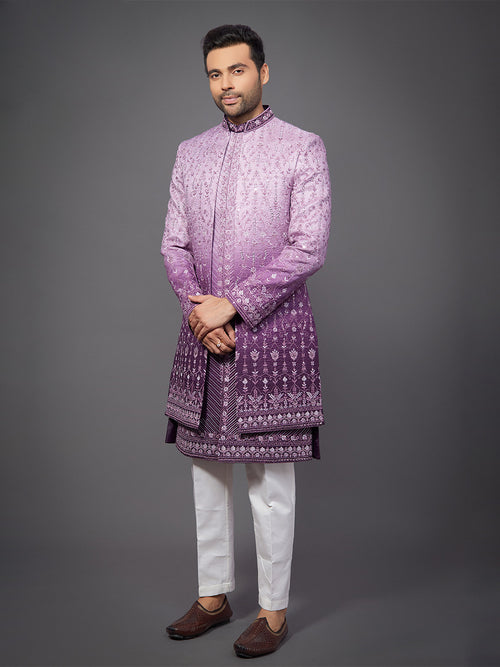 groom sherwani dress MC 539 For  Mashal Couture with each element thoughtfully placed for maximum impact Mens Indian Latest Design for