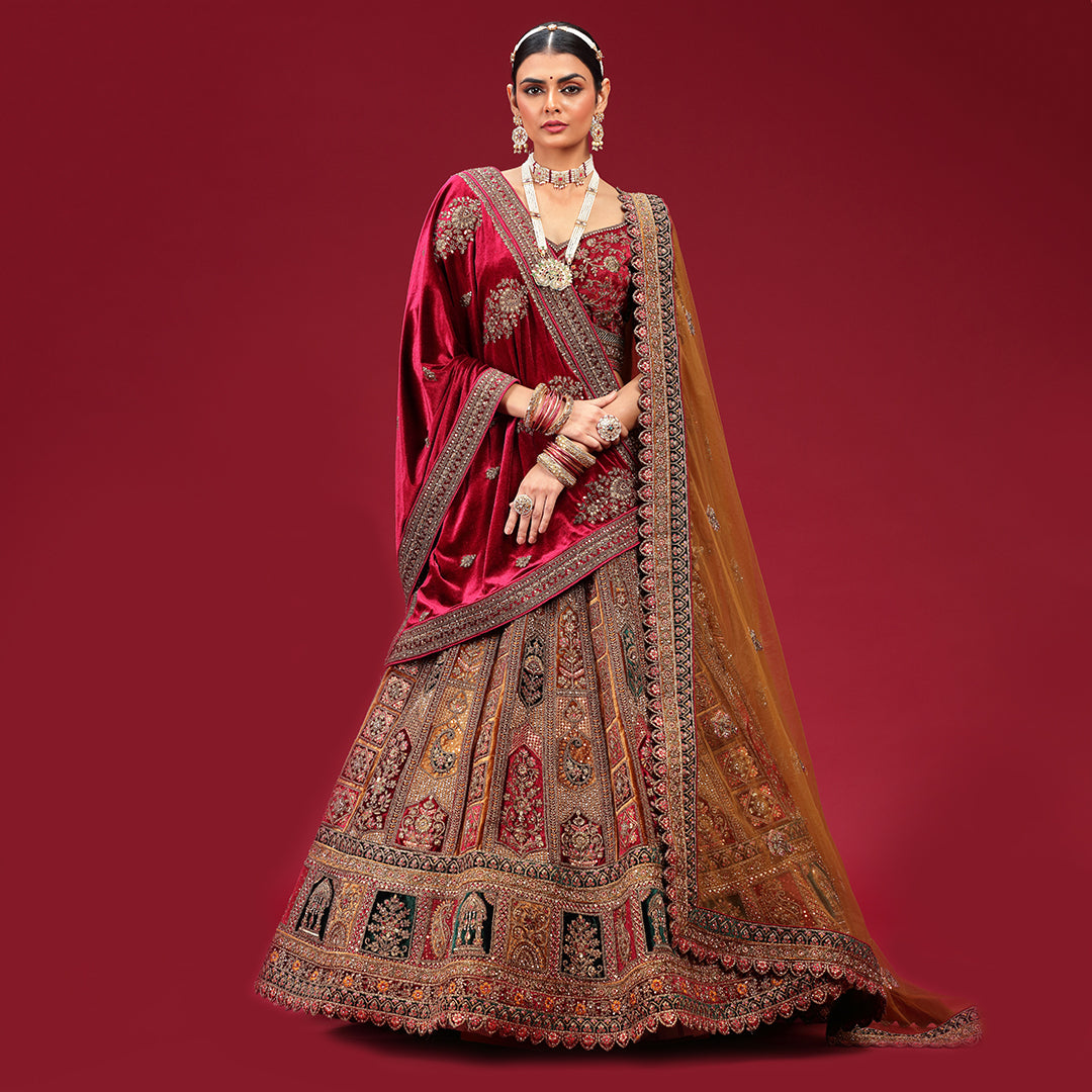 Stunning Bridal Lehenga Choli Designs that are Changing Trends |  Fashionisers©
