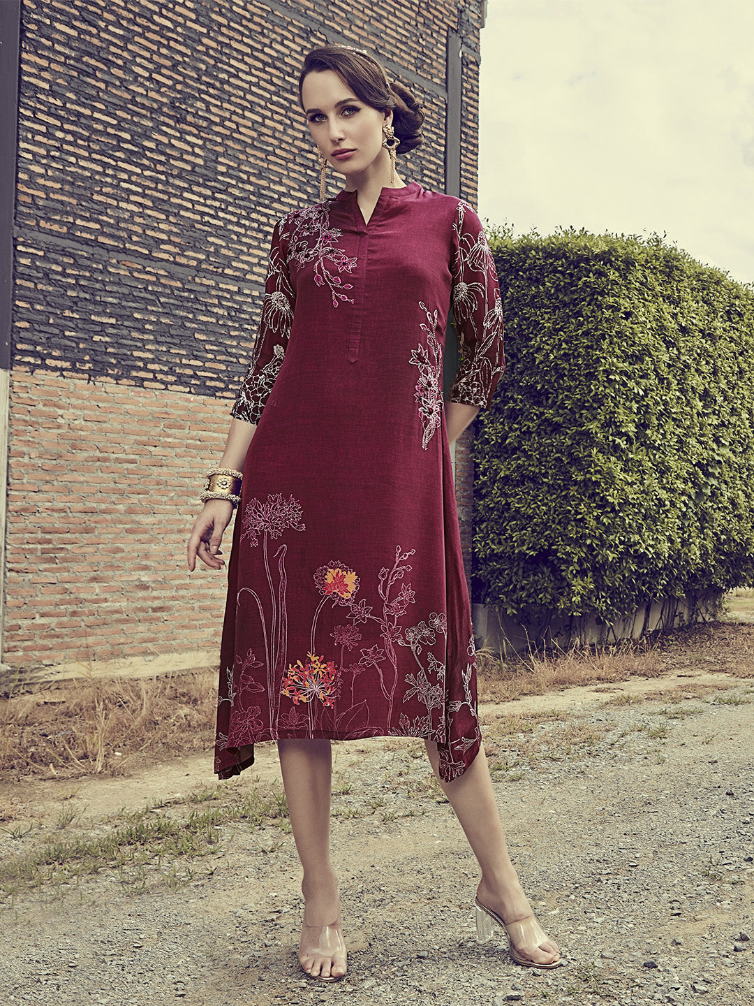 Kurti with hotsell plazo design 2018