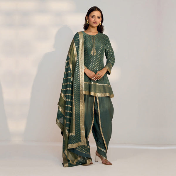 Sage Green Salwar Suit Set