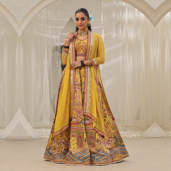 Sunshine Soiree Yellow Lehenga Set