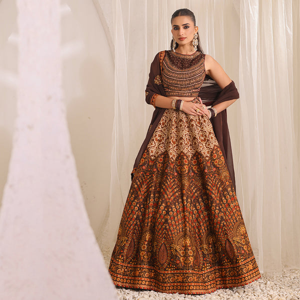 Cocoa Couture Indo Fusion Lehenga Set