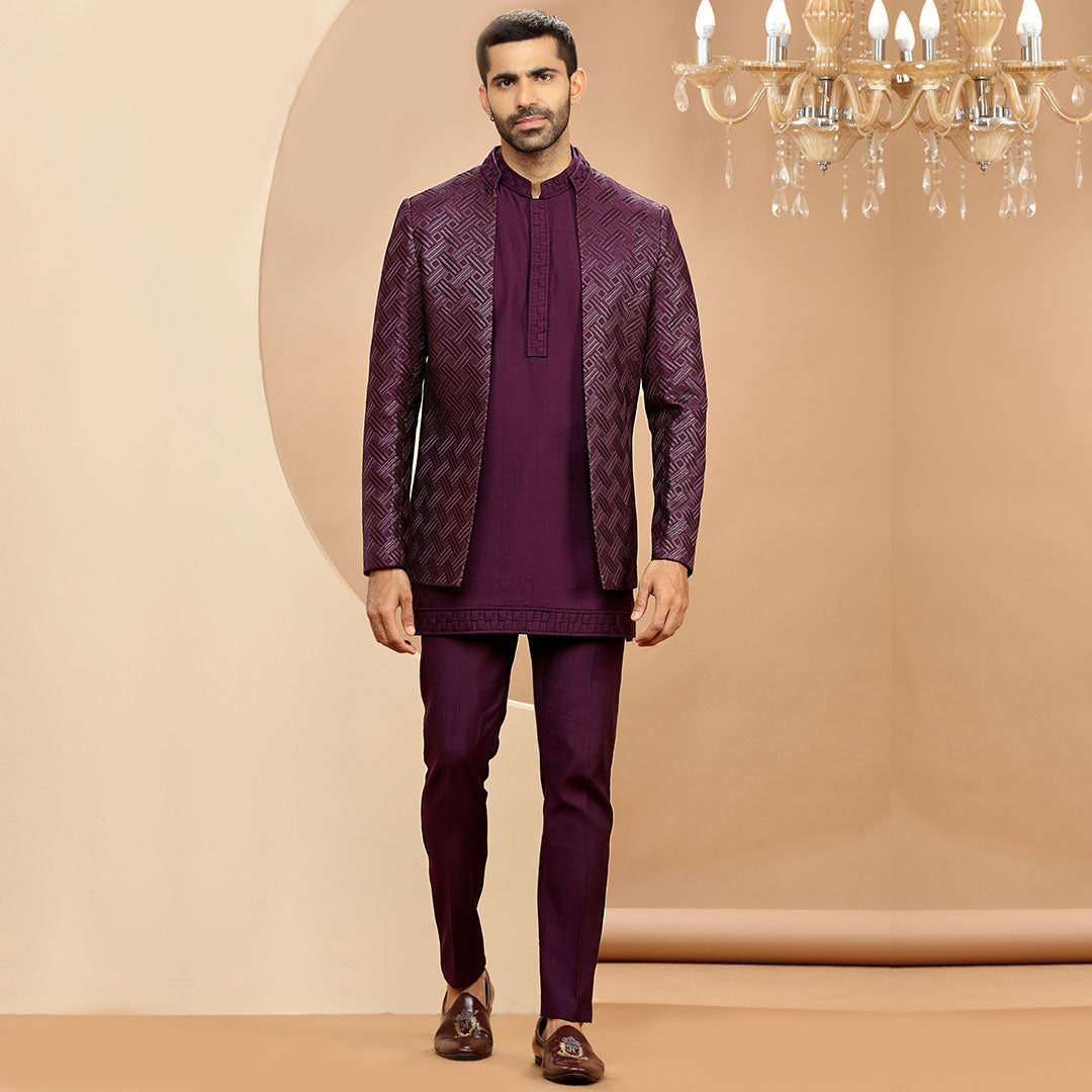 Buy Indian Traditional Jodhpuri Groom Indian Outfit Designer Marriage Indo  Western Dress Suit for Men Boys Wedding Online in India - Etsy