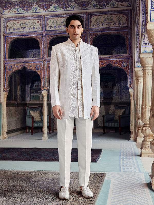 Majesty Embroidered Jodhpuri Suit in Regal Elegance