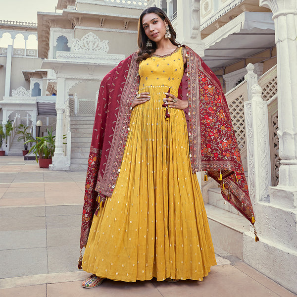 Splendor Vibrant and Radiant Yellow Salwar Suit