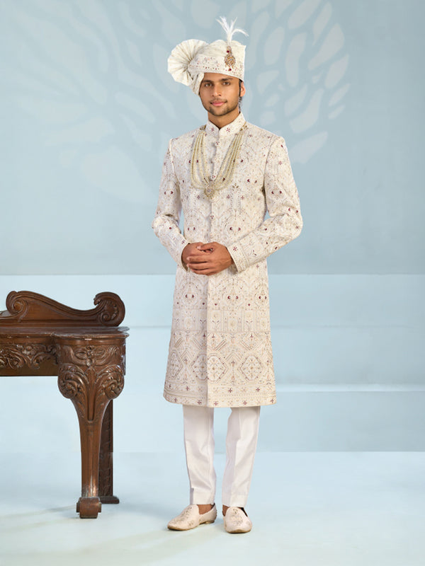 Heritage Inspired Sherwani with Turban