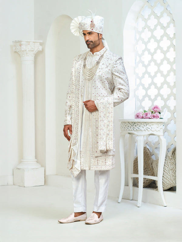Regal Majesty Embroidered Sherwani