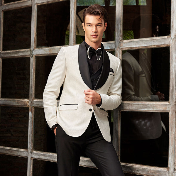 black and white party dress for men Stylish Black & White Men's Summer Outfit