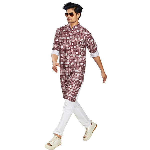 Panache Stylish Kurta Designs with Patch Patterns