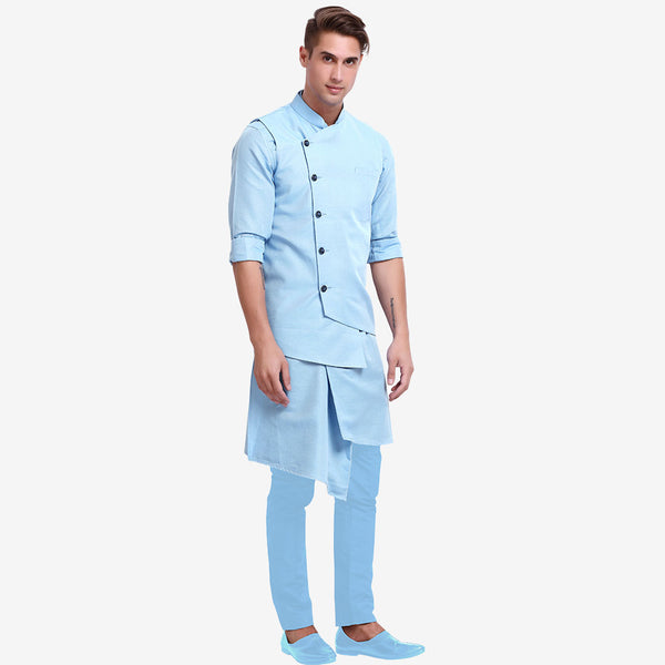 Sky Blue Men's Serenity Kurta