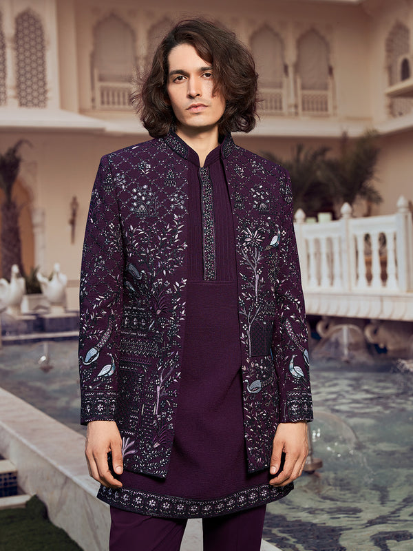 sachin and babi light blue dress 8 Indo-Western for Men Outfits For Every Dapper Groom Checklist main image 0