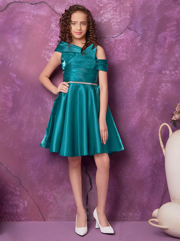 Jade Green Frock for Girls