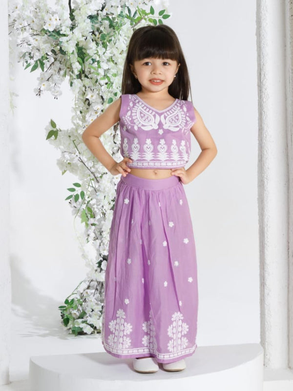 Majestic Amethyst Purple  Lehenga for Girls