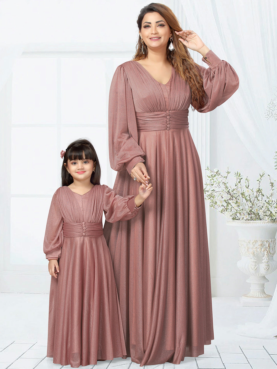 Mother daughter on sale dresses party wear