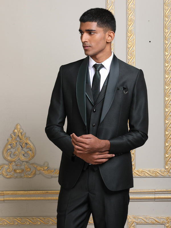 Stylish Charcoal Grey Imported Mens Slim Fit Designer Suit